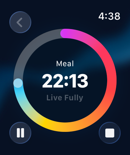 Watch running